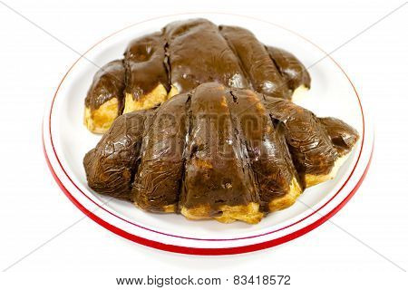 Fresh Baked Chocolate Croissants