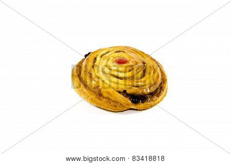Fresh Baked Pastry with Raisins