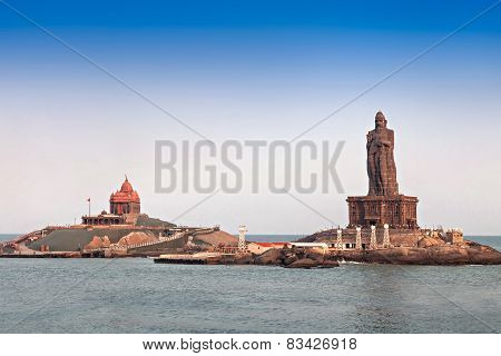 Vivekananda And Thiruvalluvar Statues