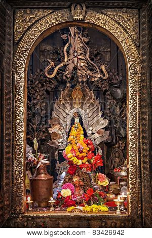 Altar In Hindu Temple