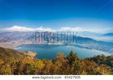 Phewa Lake And Annapurna