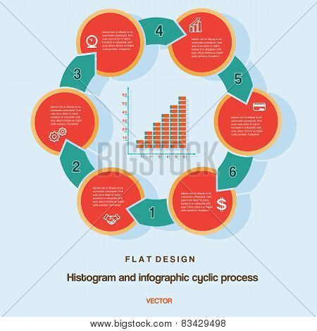 Histogram Infographic Vector & Photo (Free Trial) | Bigstock