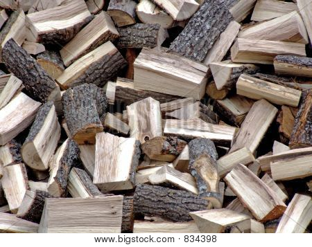 Firewood pile