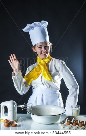 Cook Waving