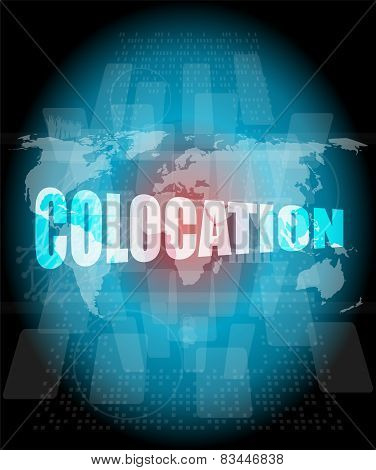 Colocation - Media Communication On The Internet
