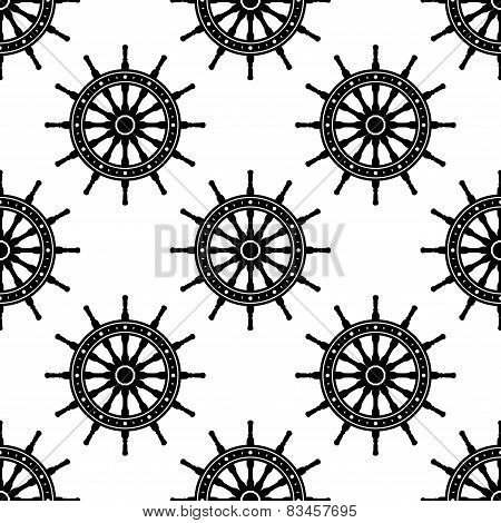 Seamless pattern with helms