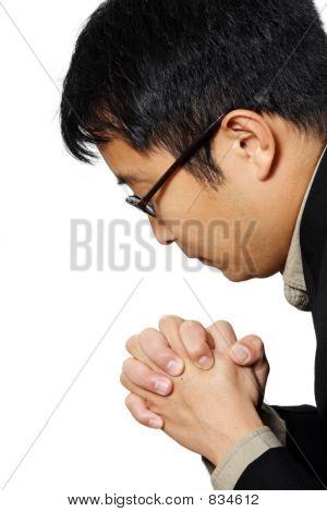 นักธุรกิจสวด