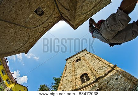 Architecture and towers of 13th century Ra?a monastery