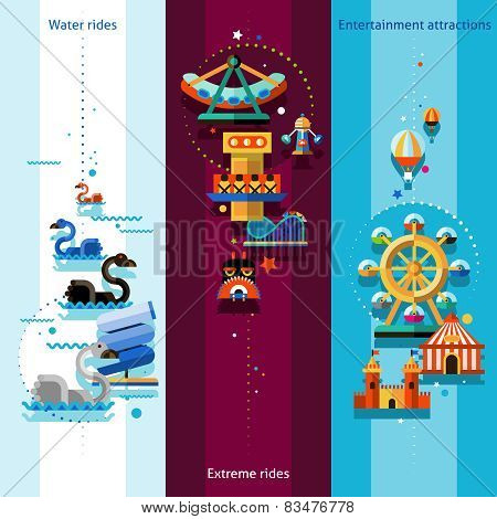 Amusement Park Banners