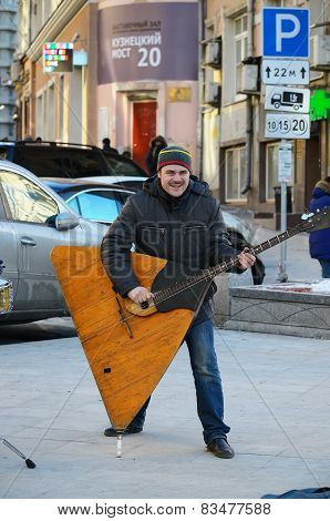 Street musician.