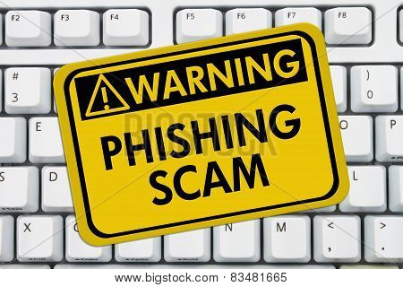 Phishing Scam Warning Sign