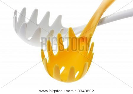 Plastik spagetti sunucuları
