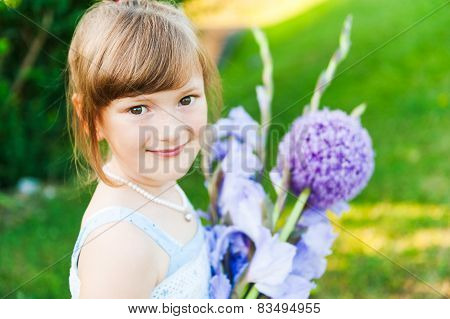 Little girl outdoors