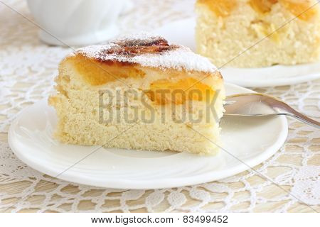 Air cake with oranges