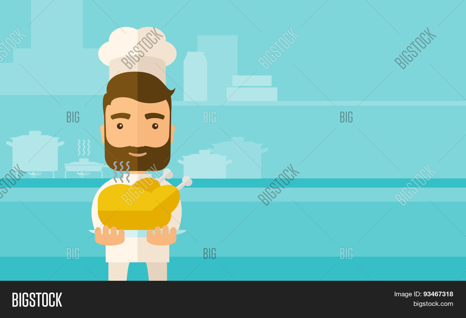 Young Chef Presenting Vector & Photo (Free Trial) | Bigstock