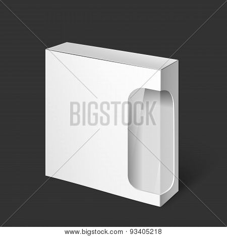 White Package Box. Mockup Template