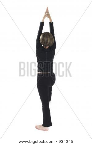 Yoga Pose yapıyor kadın