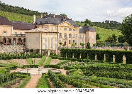 Castle of La Chaize in Beaujolais, France
