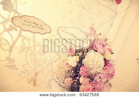 Beautiful Wedding Flowers With Qoutes About Love