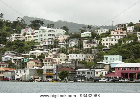 View of the island Grenada, St. George's, Caribbean