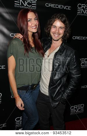LOS ANGELES - JUN 10:  Melanie Specht, Riley Bodenstab at the 