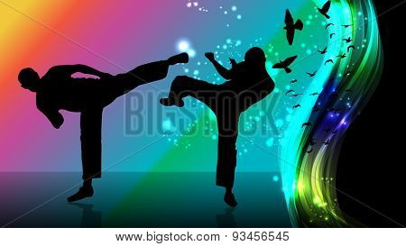 Karate illustration