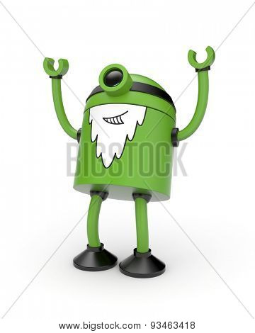 Old green robot rejoice