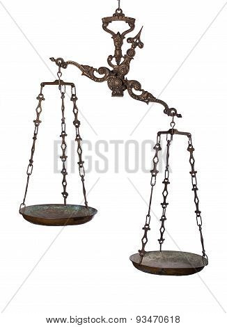 Antique weighing scale