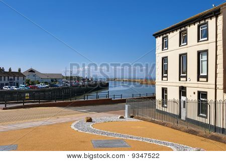 Maryport havn, Cumbria, England