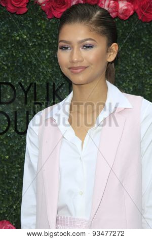 LOS ANGELES - JUN 13:  Zendaya Coleman at the LadyLike Foundation 7th Annual Women Of Excellence Scholarship Luncheon at the Luxe Hotel on June 13, 2015 in Los Angeles, CA