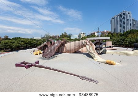 Parque Gulliver In Valencia, Spain