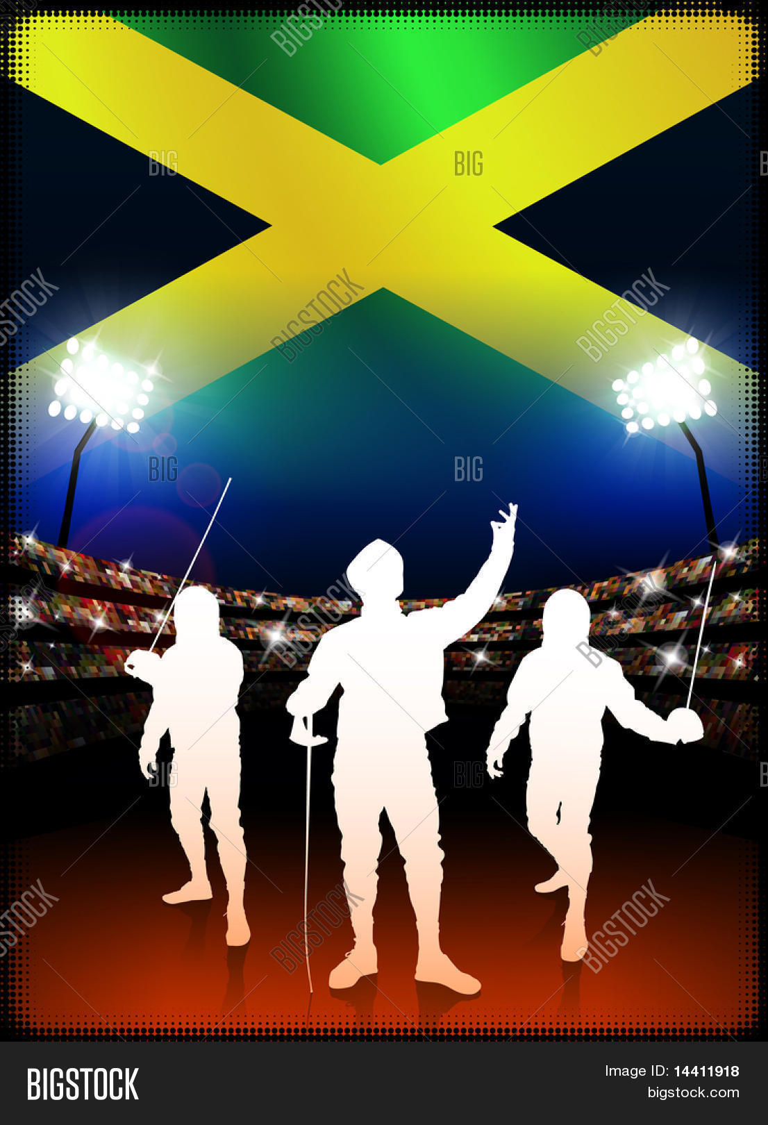 Jamaican Fencing On Vector & Photo (Free Trial) Bigstock