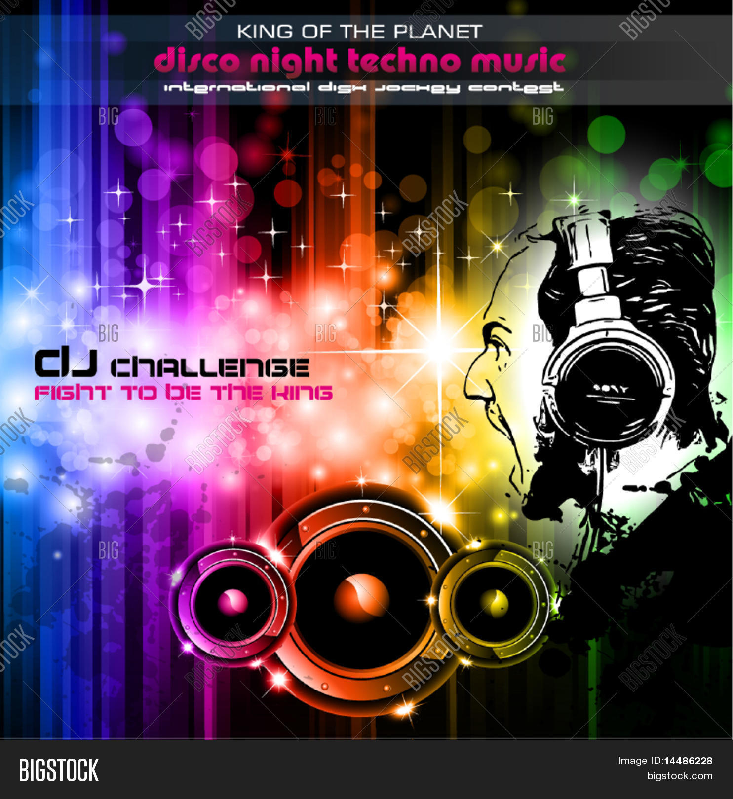 screaming dj background vector photo bigstock fondos para flyers dj