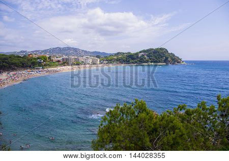 Beautiful landscape of the sea coast. 2016