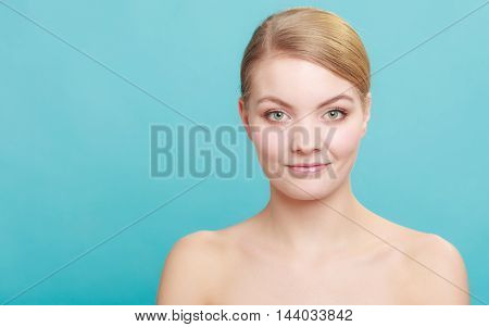 Beautiful Woman With Bare Shoulders