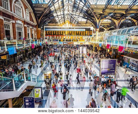 Liverpool Street Station In London (hdr)