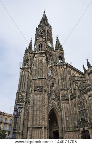 Bell Tower of Cathedral of Good Shepherd, San Sebastián, Spain