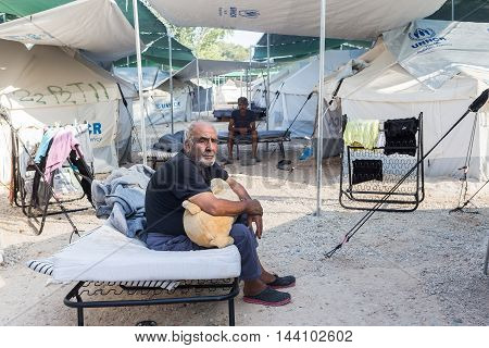 Refugee Camp Of Lagadikia, Greece
