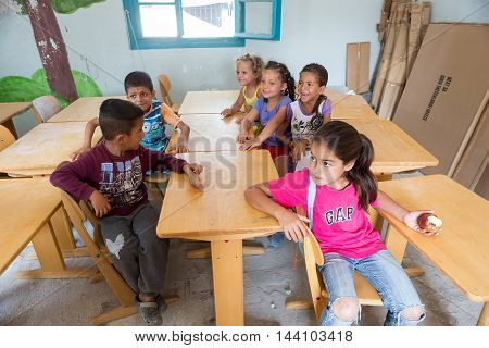 Refugee Camp Of Lagadikia