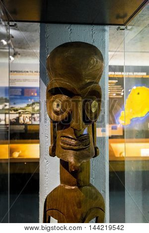 OSLO, NORWAY - JULY 1, 2016: This is one of the items brought by Thor Heyerdahl of his expeditions.