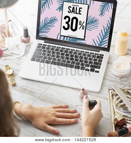Sale Discount Promotion Marketing Graphic Concept