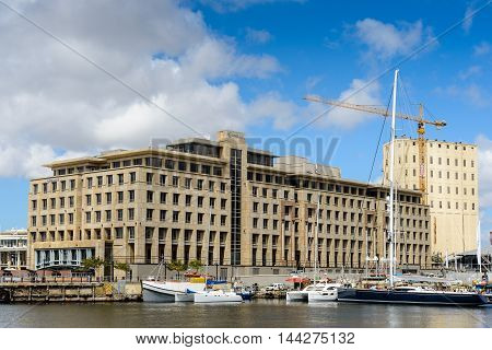 CAPE TOWN, SOUTH AFRICA - FEB 22, 2013: Watefront of Cape Town, South Africa. Cape town is the most popular international touristic destination in Africa