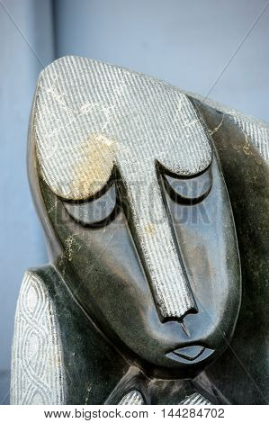 CAPE TOWN, SOUTH AFRICA - FEB 22, 2013: Modern art sculptures in Cape Town. Period of modern art extendes from  the 1860s to the 1970s