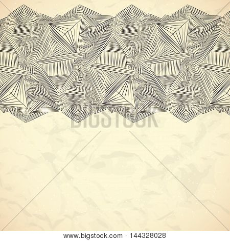 Vector abstarct lines frame background template perfect for wedding invitations and birthday cards
