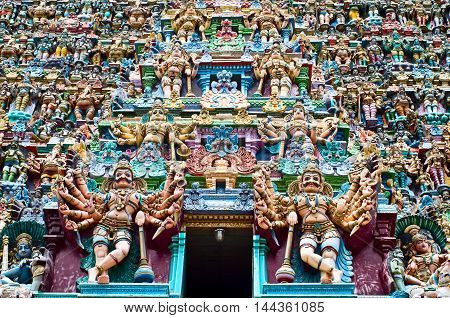 Meenakshi Temple In Madurai, India
