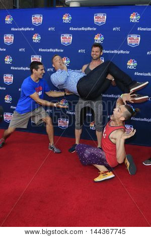 LOS ANGELES - AUG 24:  Casey Suchoki, Matt Iseman, Ben Malick, Thomas Stillings at the 