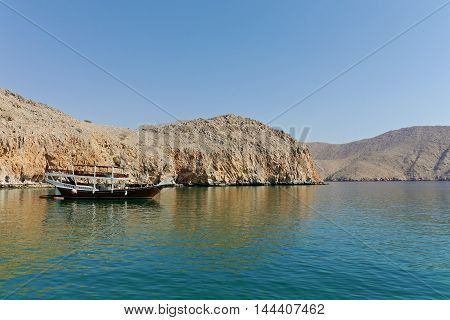 A beautiful view of Dibba, Musandam. OMAN.