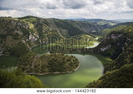 Uvac River In Serbia