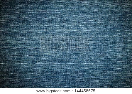 Vignetting on denim pattern for background concept