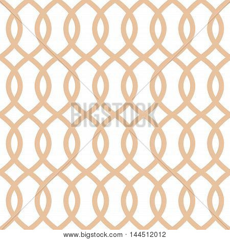 Seamless trellis pattern in apricot color. Trellis seamless background texture. Pops print with undulating curved lines. Seamless textured background. Great for interior design wallpaper fabric.